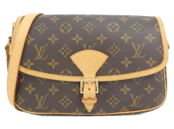 Bolsa de Ombro Louis Vuitton Monogram Sologne Marrom