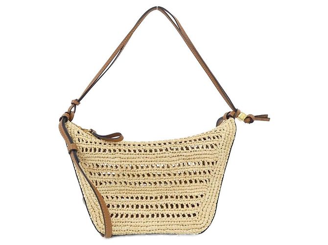 Mini bolsa de ombro Hammock Hobo Loewe Marrom