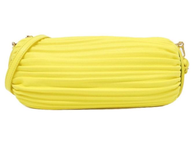 Pochette in pelle gialla Loewe Giallo