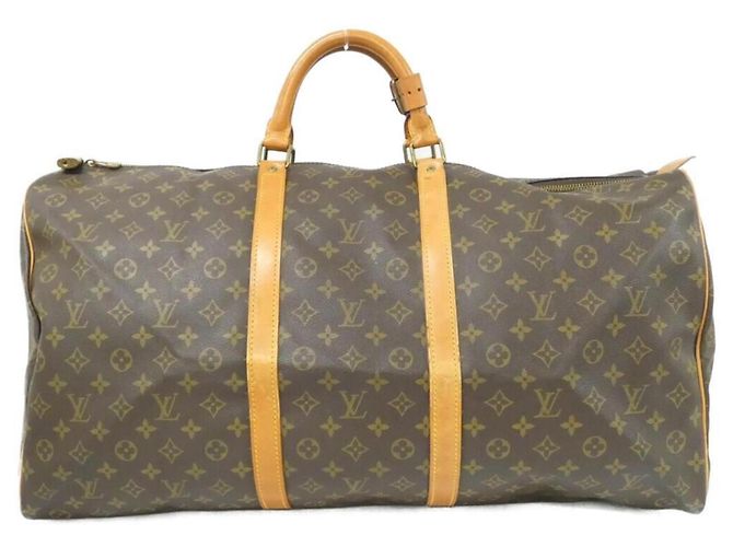 Borsa Boston Louis Vuitton Monogram Keepall 60cm Marrone