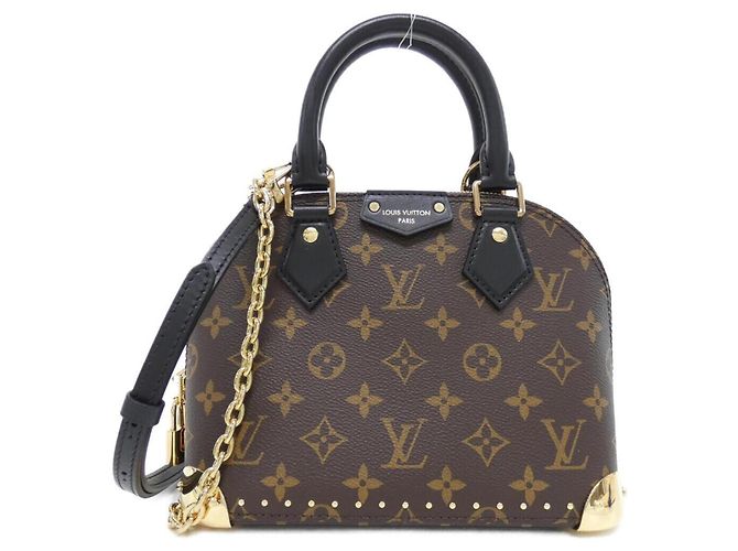 Borsa Louis Vuitton Monogram Alma Trunk BB Marrone