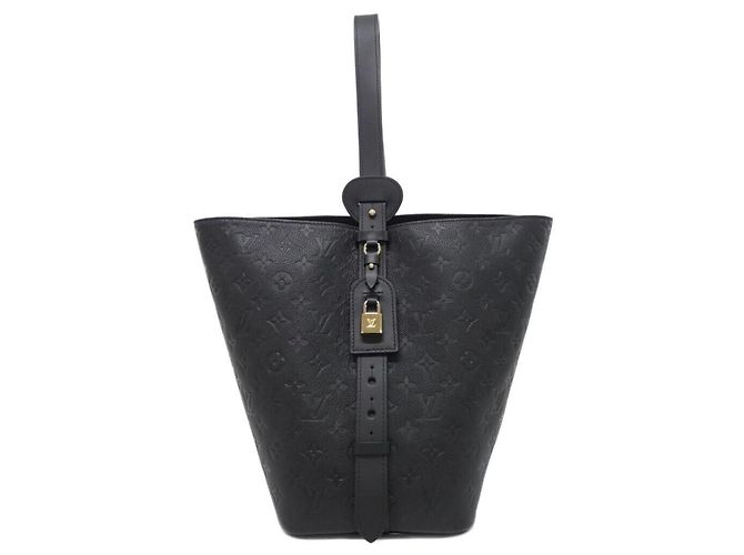 Bolsa de Ombro Louis Vuitton Monogram Empreinte All In GM Preto