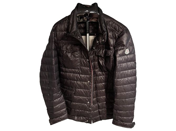 Moncler Chaqueta Acolchada de Plumón Marrón oscuro