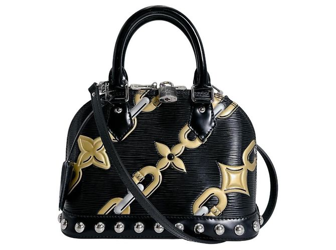 Bolsa de Ombro Louis Vuitton Alma BB Preto