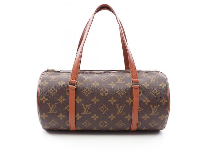 Borsa Louis Vuitton Papillon 30 Marrone Monogramma