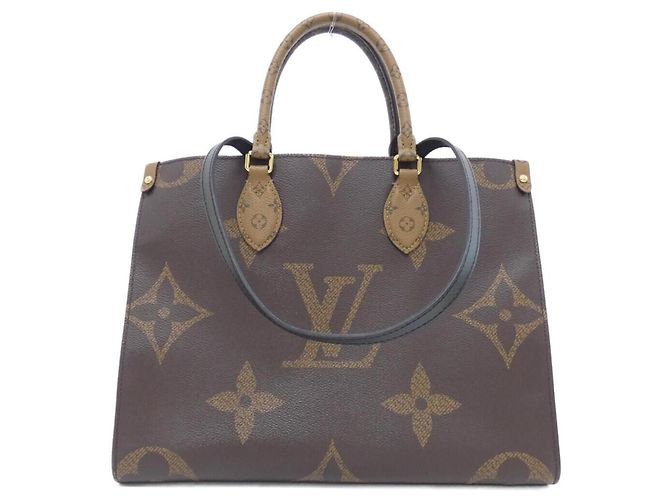 Bolso Louis Vuitton Monogram Giant OnTheGo MM Castaño