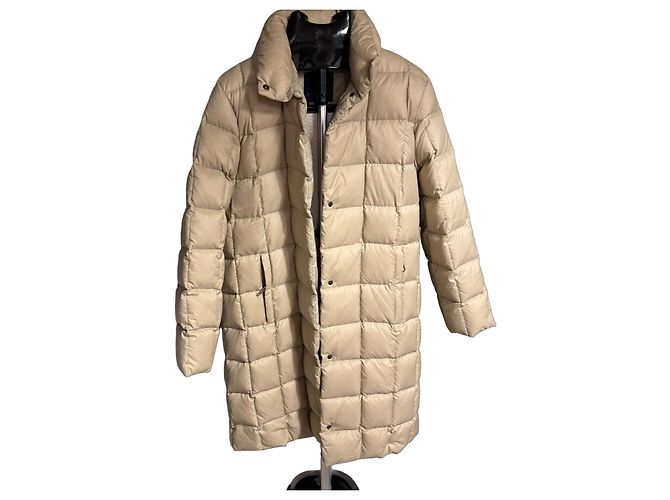 Moncler Casaco de plumas acolchoado bege