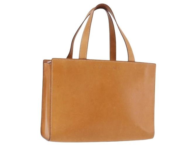 Céline Bolsa Celine de couro Marrom