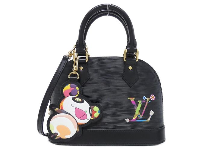 Borsa Louis Vuitton Epi Alma BB Nero
