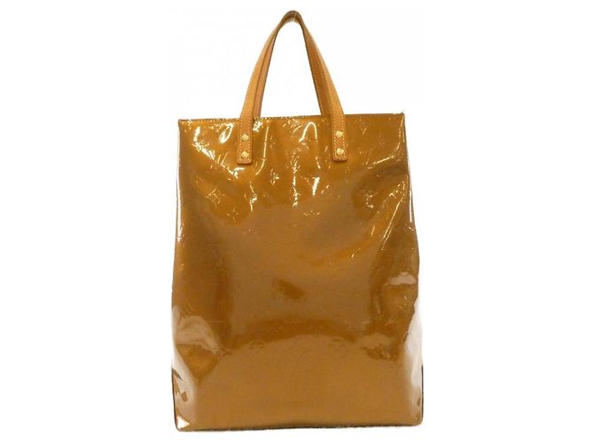 Bolsa Louis Vuitton Vernis Lead MM M91143 Bronze
