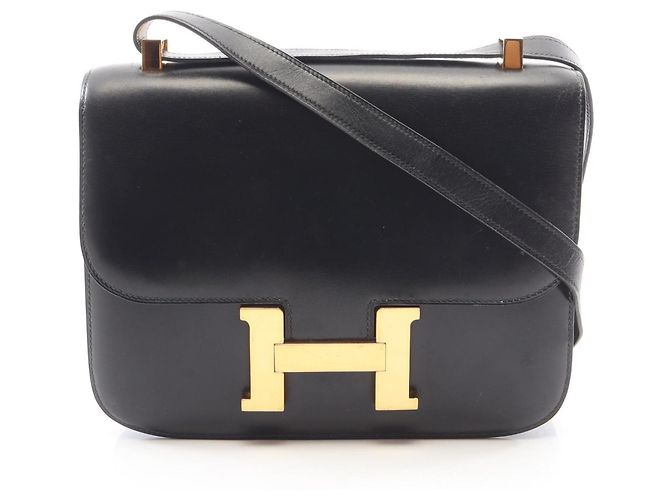Hermès Hermes Constance 23 Schultertasche Schwarz