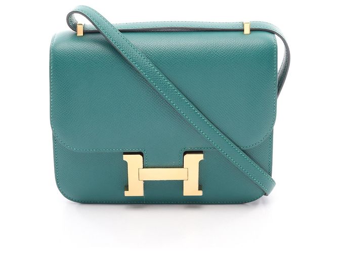 Hermès Borsa a Spalla Hermes Constance 3 Mini Verde 