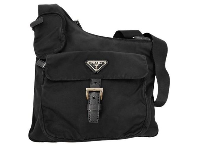 Borsa a Spalla Prada Triangle BT0520 Nero