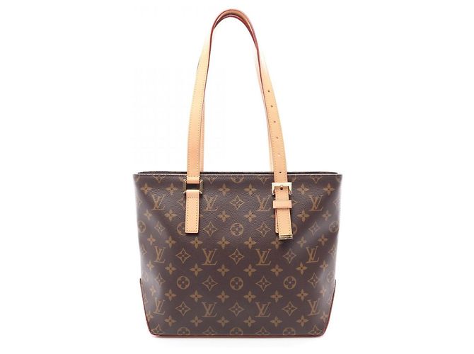 Borsa Tote Louis Vuitton Piano Marrone Monogramma