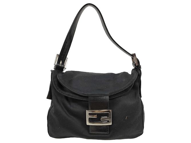 Bolso Fendi Mamma Baguette de algodón Medium