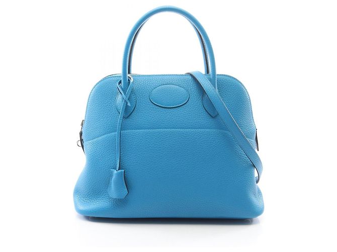Hermès Sac à main Hermes Bolide 31 Blue Zanzibar