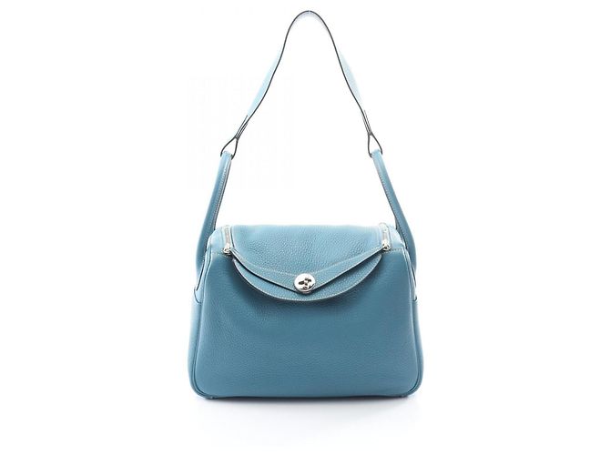 Hermès Borsa a tracolla Hermes Lindy 30 Blu