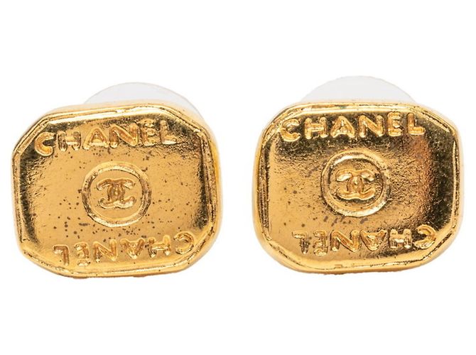 Timeless Pendientes de Stud Coco Mark de Chanel Dorado