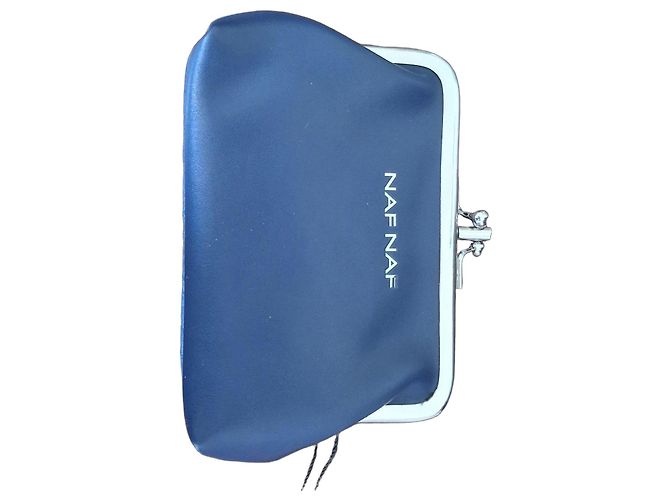 Autre Marque Cartera Naf Naf azul acolchada