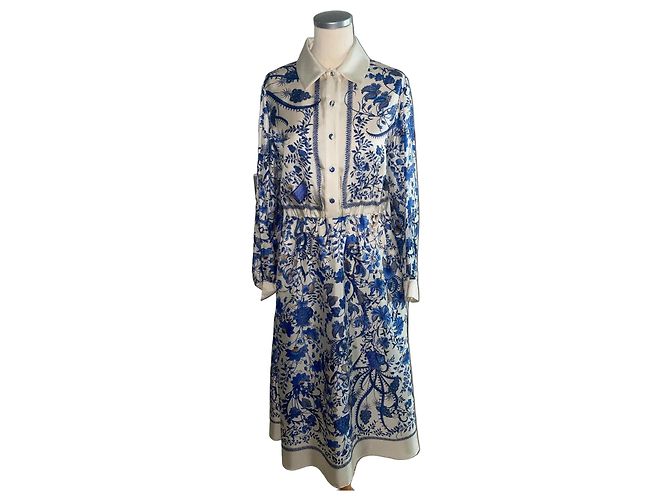 Vestido camisero Gucci de seda