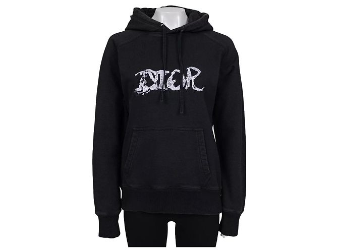 Christian Dior x Peter Doig Schwarzer Hoodie - Größe L Gebraucht