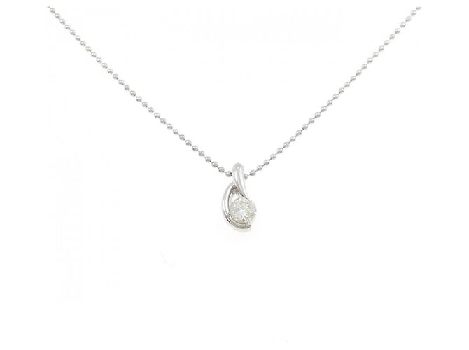 Autre Marque Colar de Diamantes Pt900/Pt850 Prata