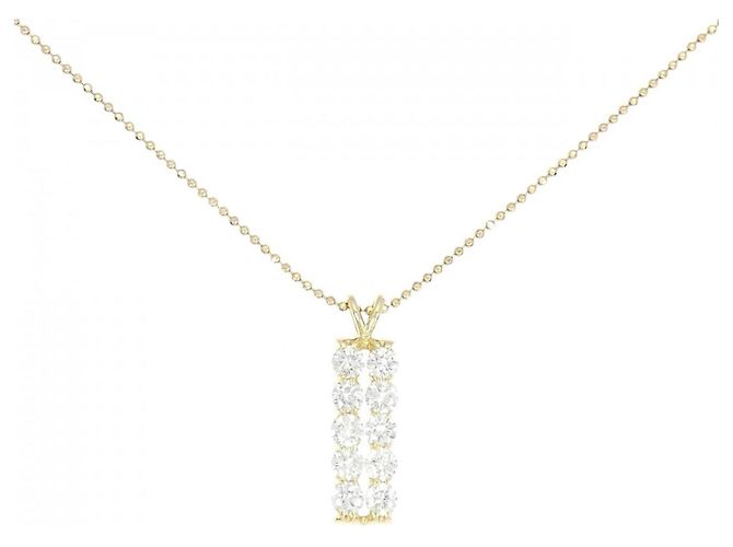 Autre Marque Collana con diamante Au750 D'oro