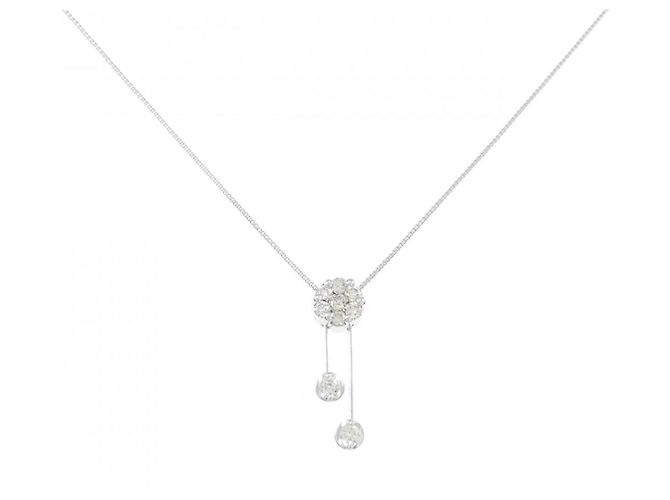 Autre Marque Collana con Diamanti Au750 Argento