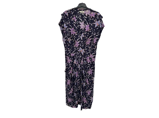 Isabel Marant Etoile Kleid mit Marineblauem Muster