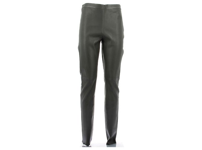 Hugo Boss Grüne Lederhose