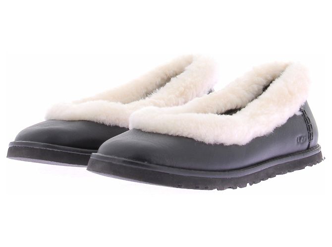 Ugg Schwarze gefütterte Ballerinas