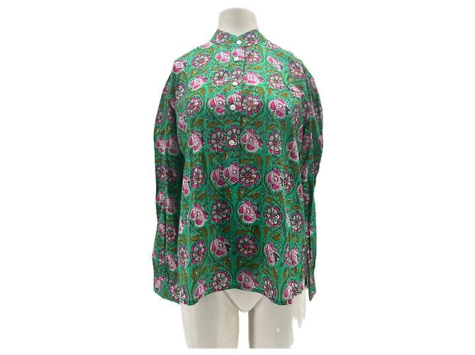 Autre Marque Camicetta stampata verde BLOOM PARIS