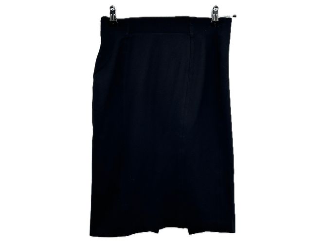 Acne Schwarzer Rock mit Verschluss