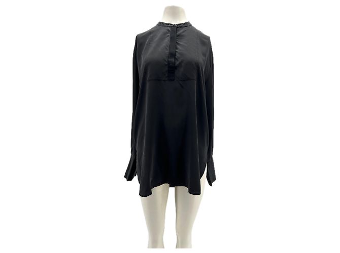 Camicetta Joseph in seta grigio scuro