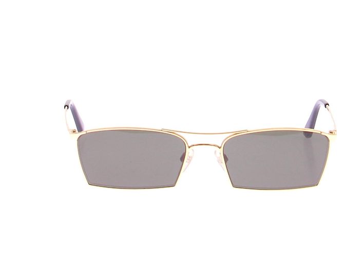 Balenciaga Sonnenbrille Gold Golden