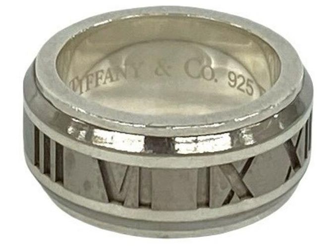 Tiffany & Co. Vintage Atlas Band Ring Silber