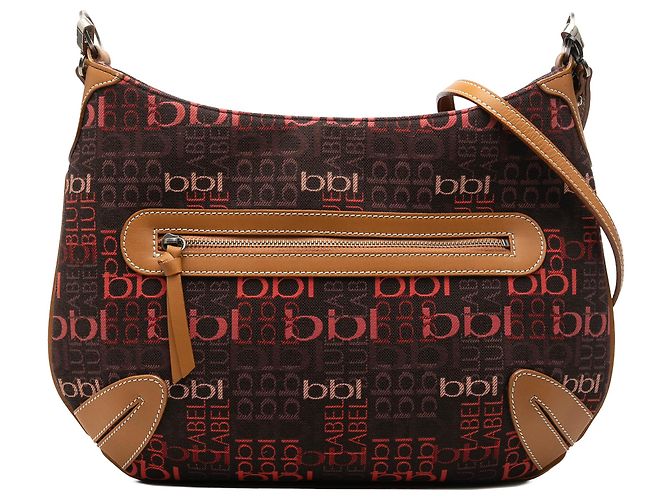 Bolsa transversal Burberry Brown Canvas Blue Label Marrom Castanho escuro