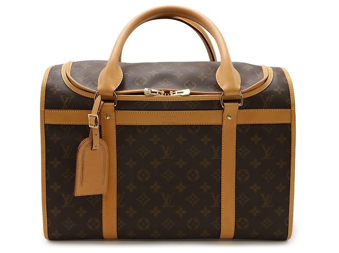 Transportadora de Cães Louis Vuitton Monogram Marrom 40