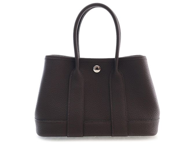 Hermès Brown Negonda Garden Party 23 Dark brown