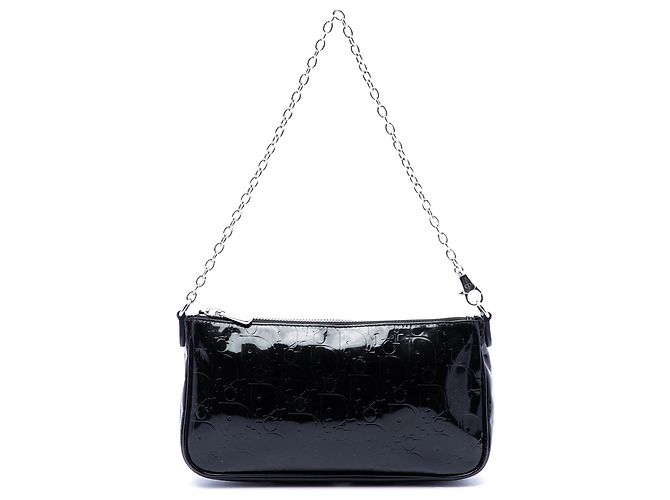 Borsa a tracolla Diorissimo in vernice nera Dior Nero