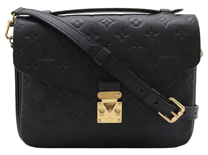 Louis Vuitton Pochette Metis in pelle Monogram Empreinte nera Nero