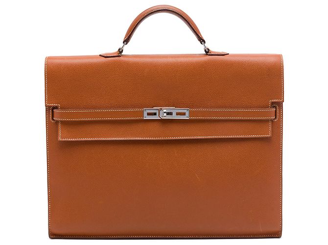 Hermès Kelly Depeches 38 em Epsom marrom