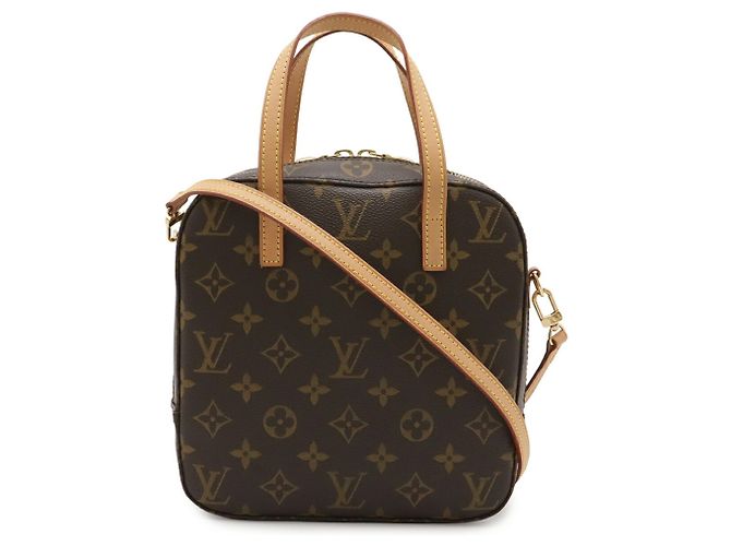 Louis Vuitton Monogram Spontini Handtasche Braun