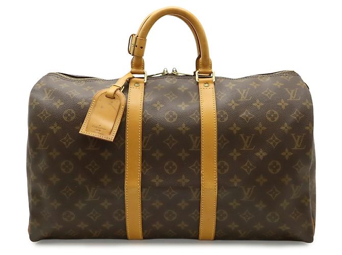 Bolso Boston Louis Vuitton Monogram Keepall 45 Castaño