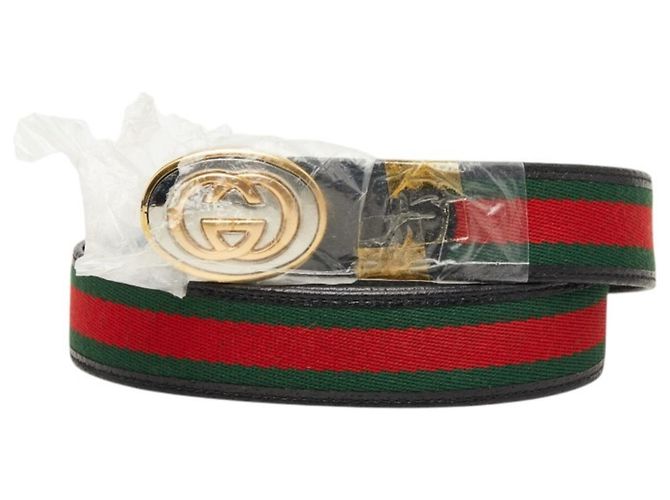 Gucci Interlocking G Sherry Line Belt Black