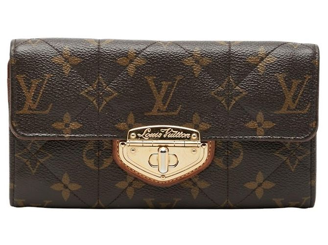 Louis Vuitton Monogram Etoile Long Wallet Brown