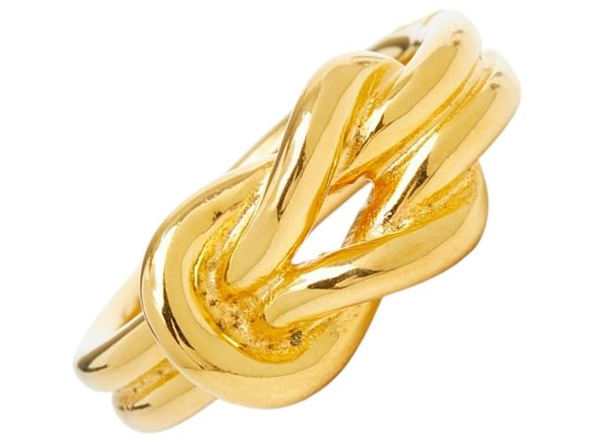 Hermès Hermes Atame Scarf Ring in Gold Plated Golden 