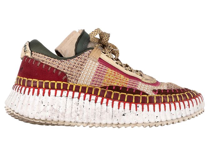 Sneakers Nama Mesh Chloé multicolore in scamosciato
