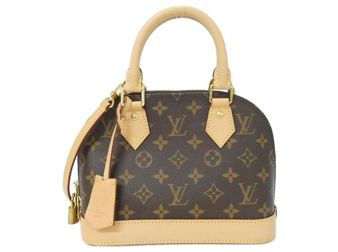Borsa Louis Vuitton Alma BB Monogram Marrone