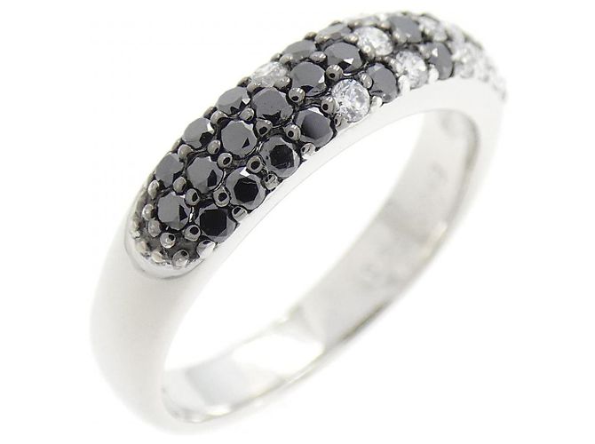 Autre Marque Anello Ponte Vecchio Bianco e Nero Au750